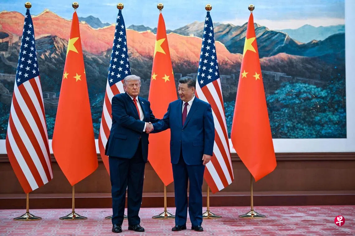 相隔9年,美国总统川普再次访问中国大陆并与大陆国家主席习近平会面。